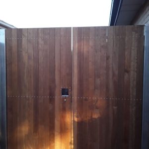 Merbau Swing gates